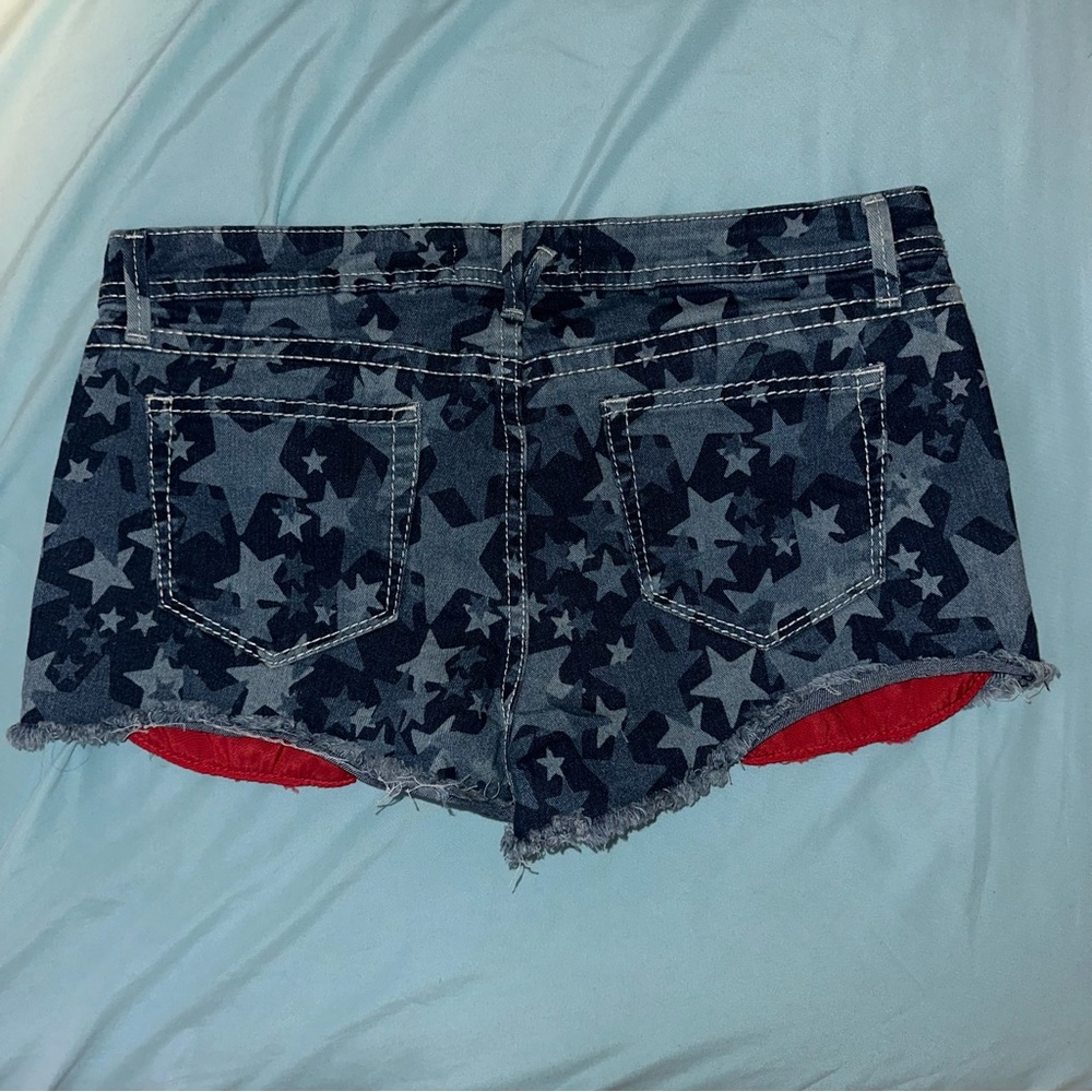 4th of July Denim Juniors Shorts - Picture 3 of 3